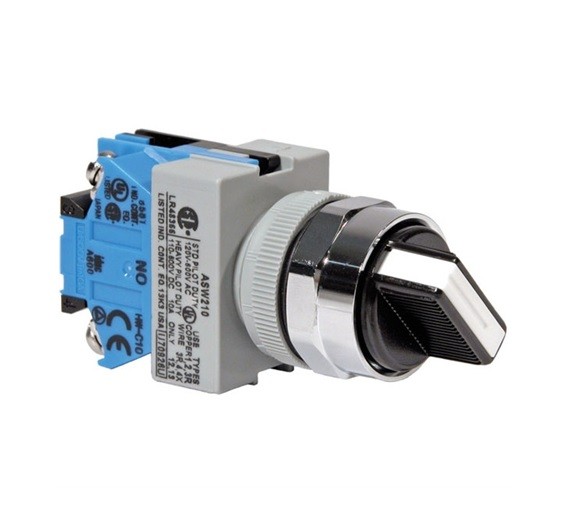 ASW211-103, Idec, TW 2POS MTD KNOB SW