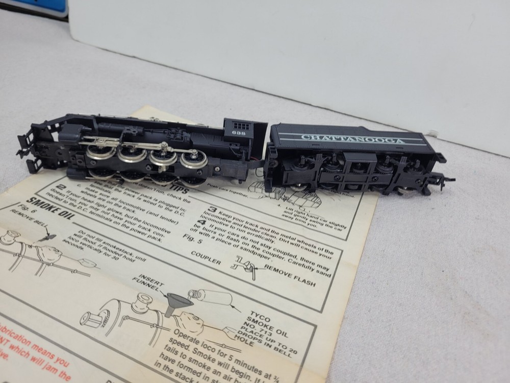 Vintage Train and Log Unloading Lot Chattanooga Tyco Tracks Accessories Shell