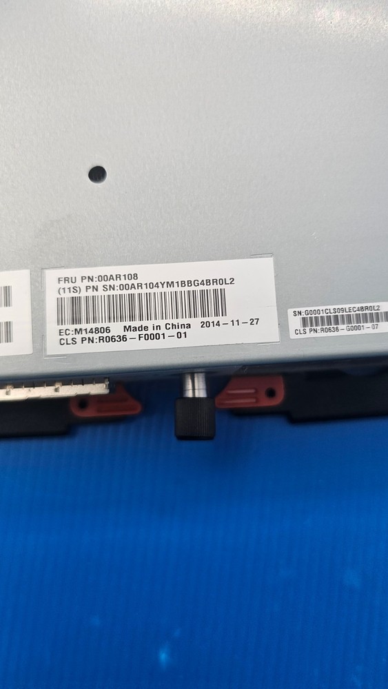 IBM 00AR108,00AR004, V3700 Node Canister Controller Used.