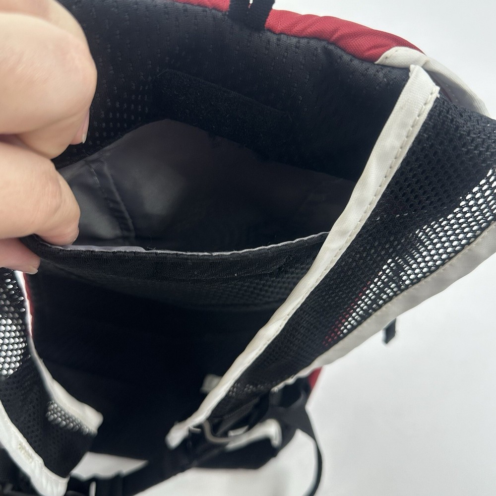 Camelback Backpack Red Mini Mule Kids Hydration Pack Black Flames NO BLADDER