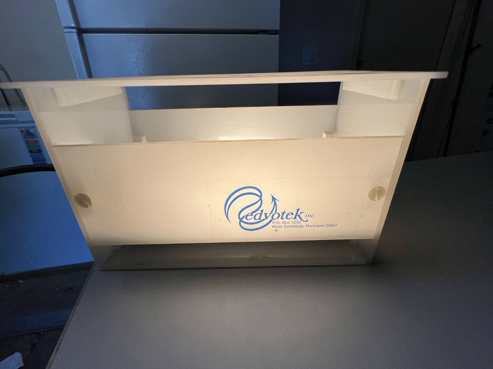 Edvotek White Light Box. Tested. Fast free shipping
