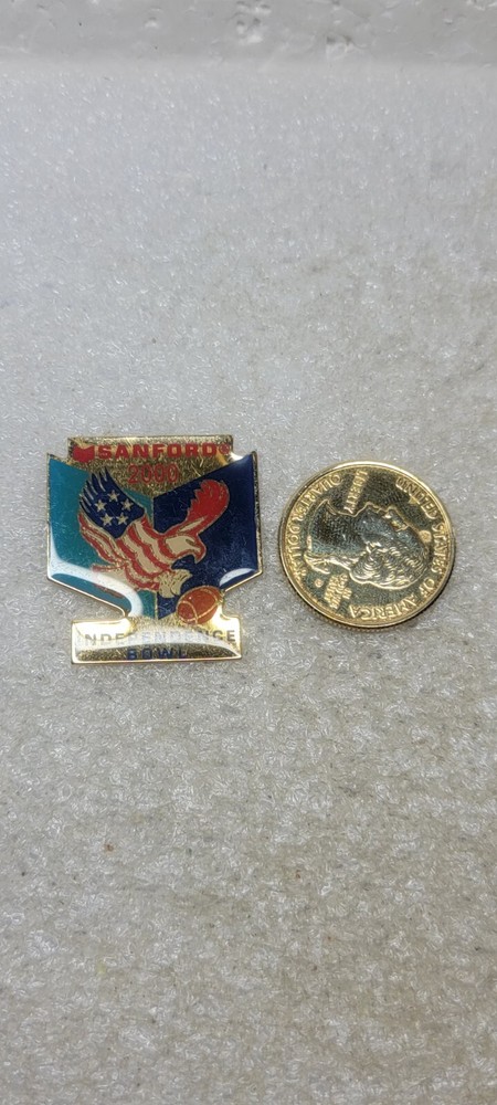 Sanford Independence Bowl 2000 Lapel Hat Tie Enamel Pin