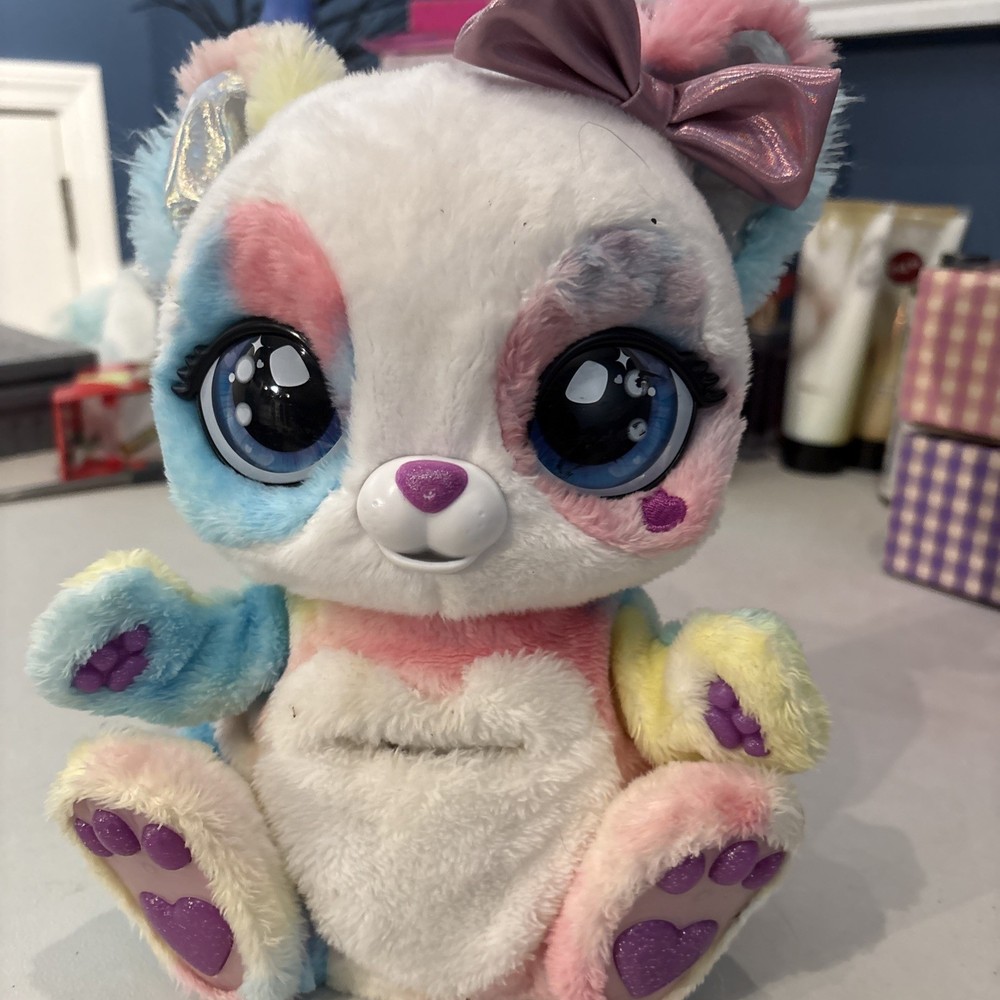 PEEK A ROO RAINBOW PANDA PLUSH INTERACTIVE TOY