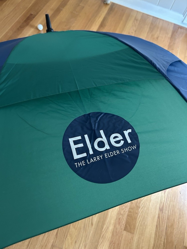 Large Umbrella 50” Size With Larry Elder Logo New