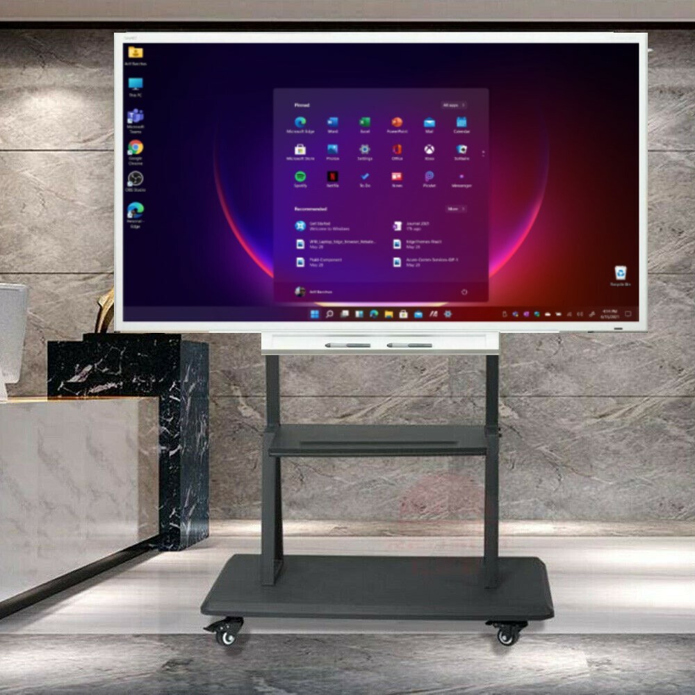 The SMART Board 4065 interactive flat panel (with mobile stand) **Warranty****