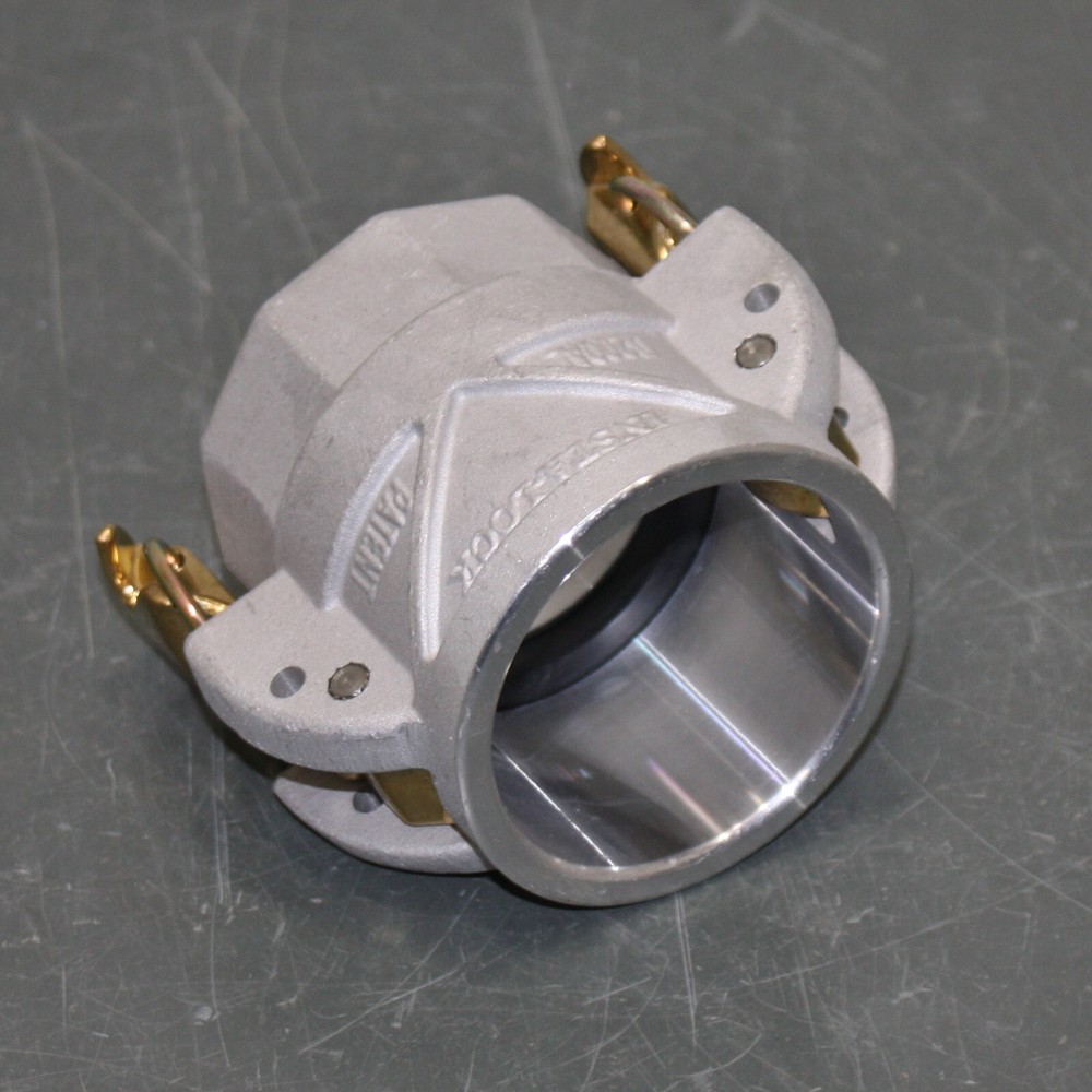 Continental Cam & Groove Coupling D200AL, 2" Type D Socket, 2" NPT, Aluminum