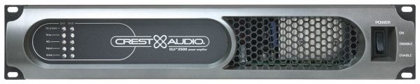 Crest Audio CLh™ 2500 ultra-high efficiency class-D Power Amplifier
