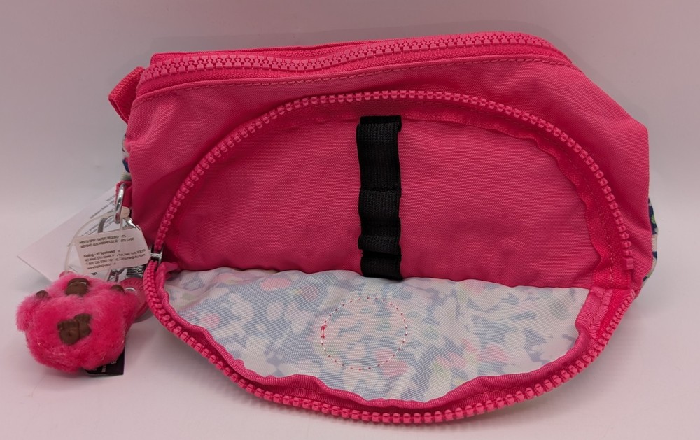 Kipling Cute BRUSHED FLORAL Pencil Case NEW