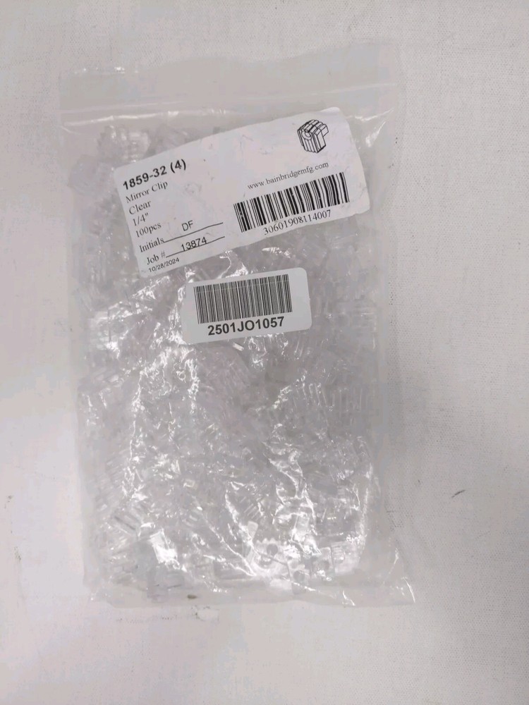 Mirror Clip Clear 1/4" 100pcs 1859-32 (4)