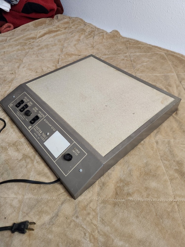 Vintage Compco Photographic Custom Table Projector-Audio Model 871 USA Tested