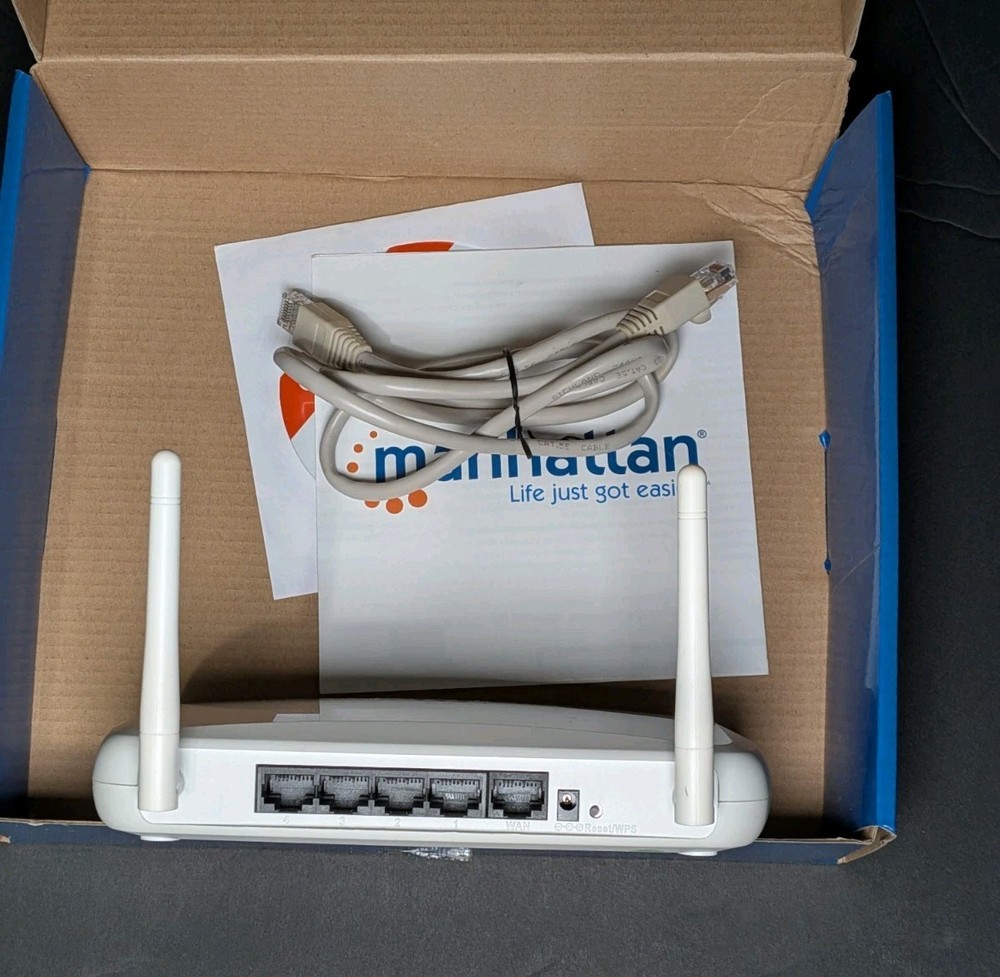Manhattan 300N Wireless 4-Port Router