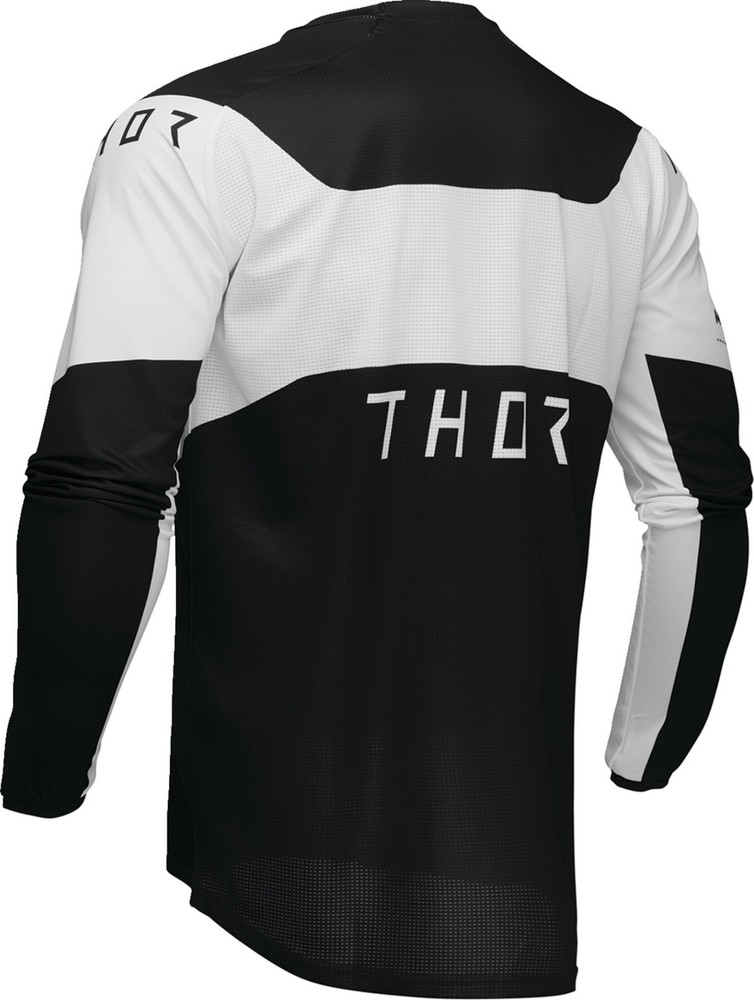 Thor Launchmode Storm Mens MX Offroad Jersey Black