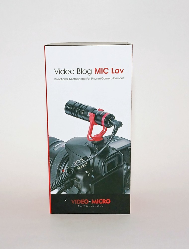 Video VLOG MIC Lav Micro Directional Microphone for Phone/Camera Devices