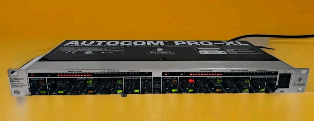 BEHRINGER AUTOCOM PRO-XL MDX 1600 AUDIO INTERACTIVE DYNAMICS PROCESSOR