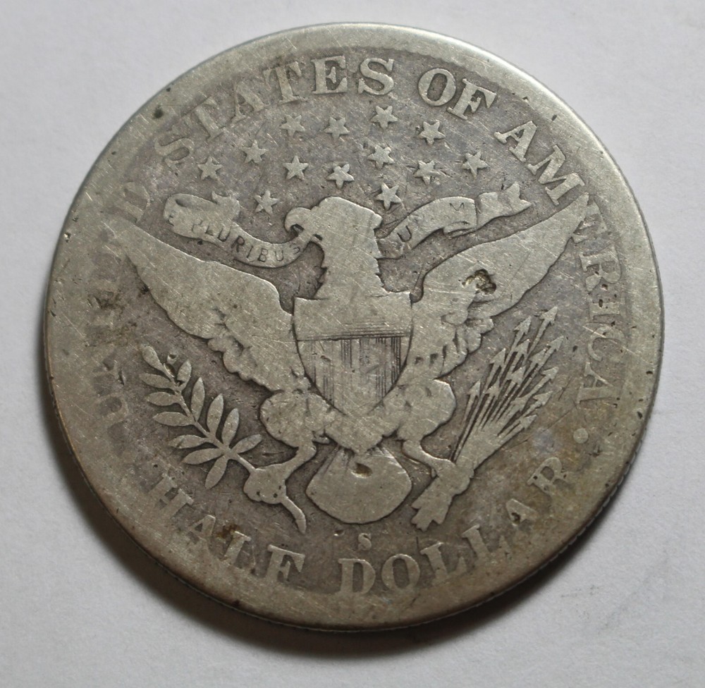 1892 S Barber Half Dollar PH398