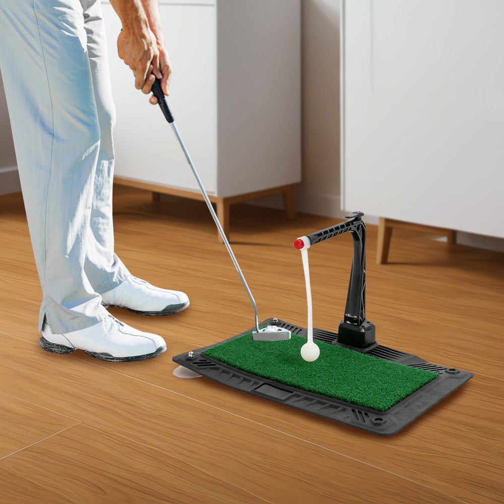Golf Swing & Hitting Trainer Height Adjustable Golf Swing Practice Training Aid