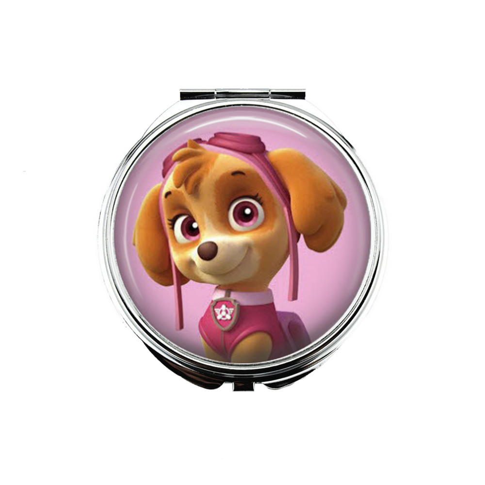 1 Paw Patrol Portable Makeup Compact Double Magnifying Mirror!