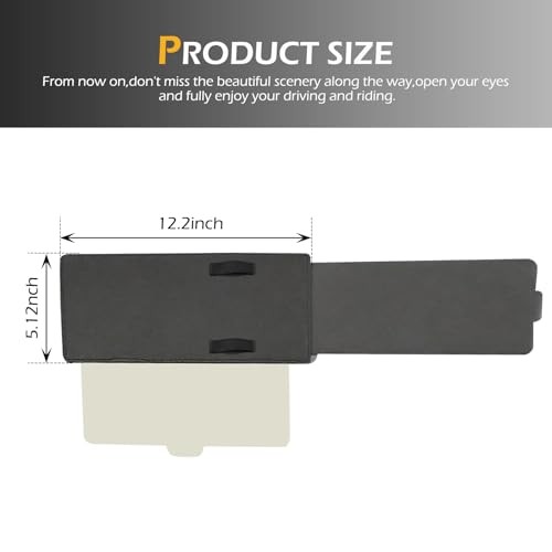 Car Polarized Sun Visor Sunshade Extender, Upgraded Adjustable Visor Extension