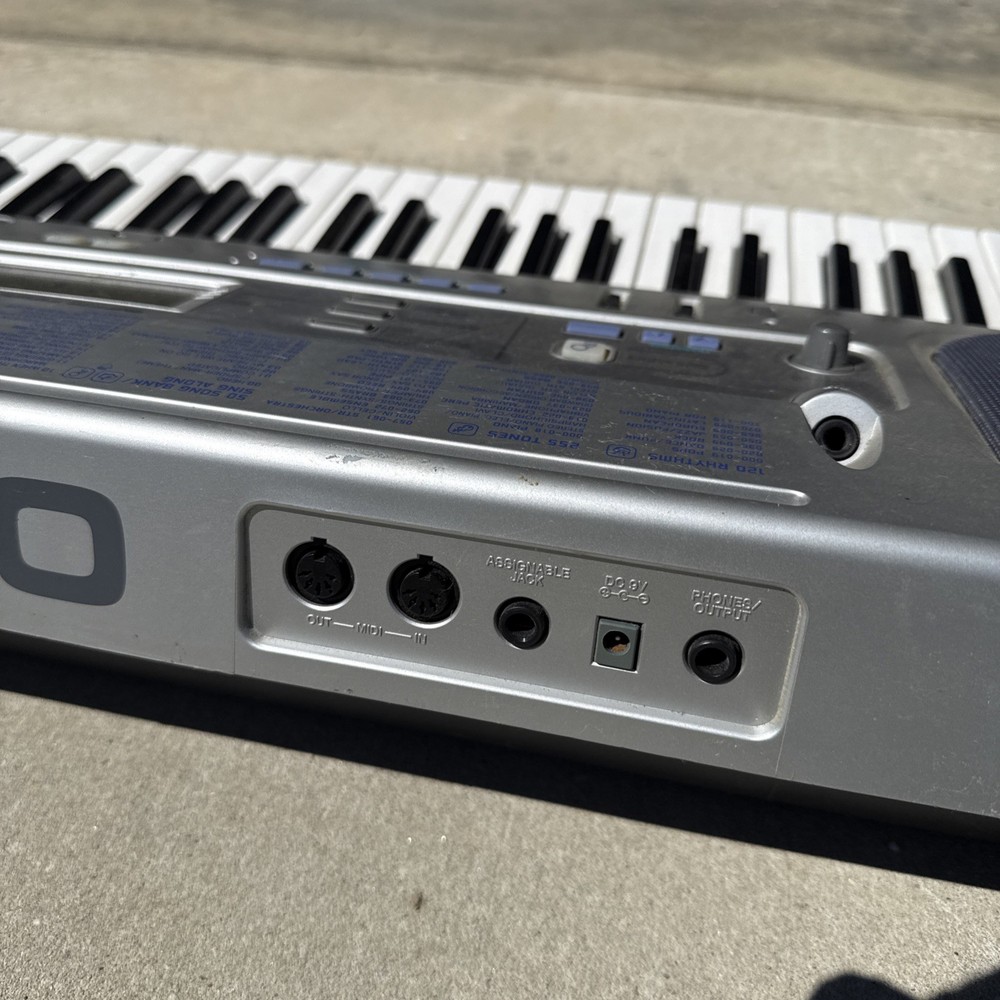 Casio CTK-593 Silver Electronic Keyboard Musical Information System Tested Works