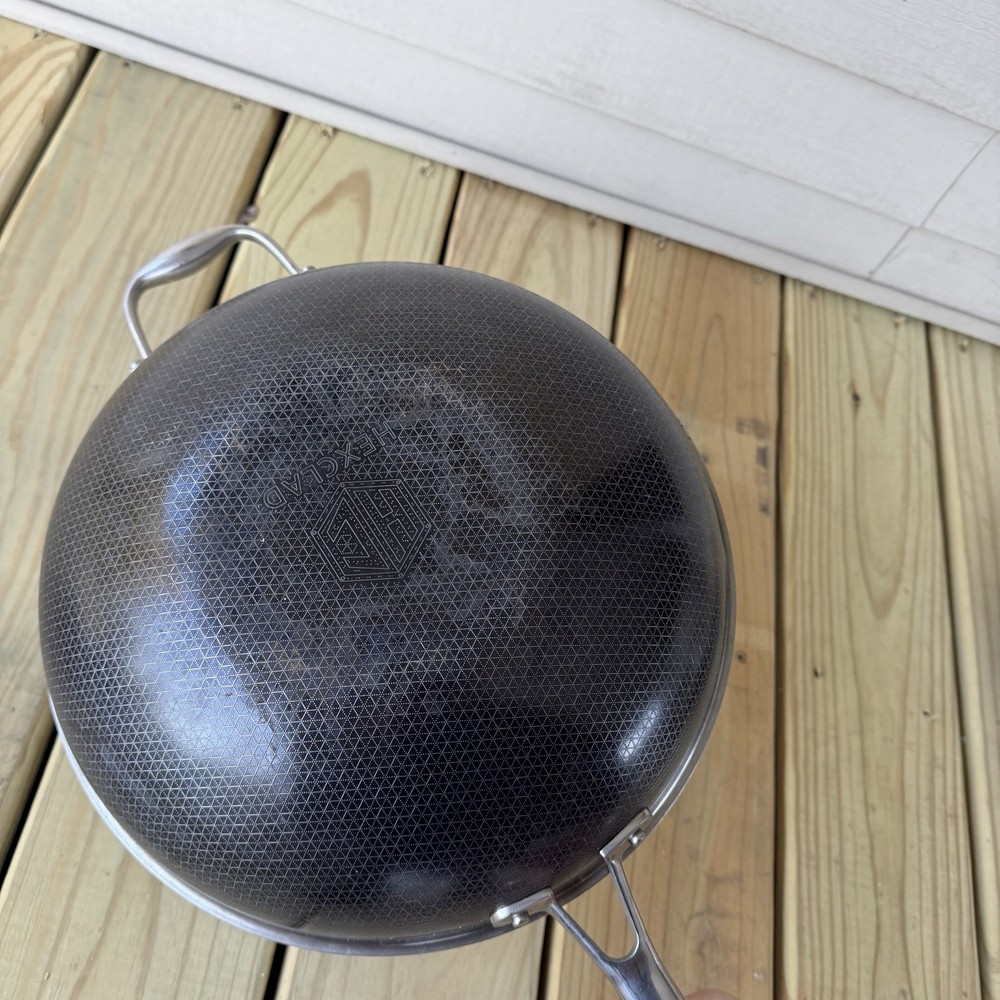 Hexclad Hybrid Cookware 8 Piece Set Preowned Great Condition