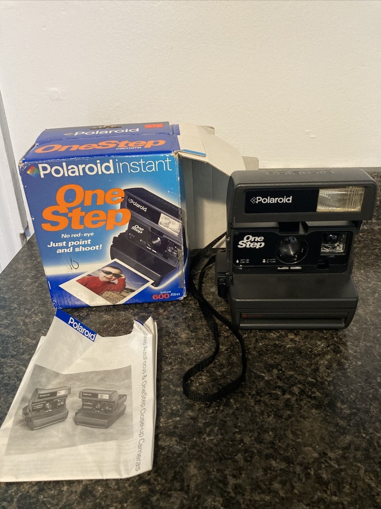 Polaroid Instant Camera, One Step Box Manual MINT CONDITION!
