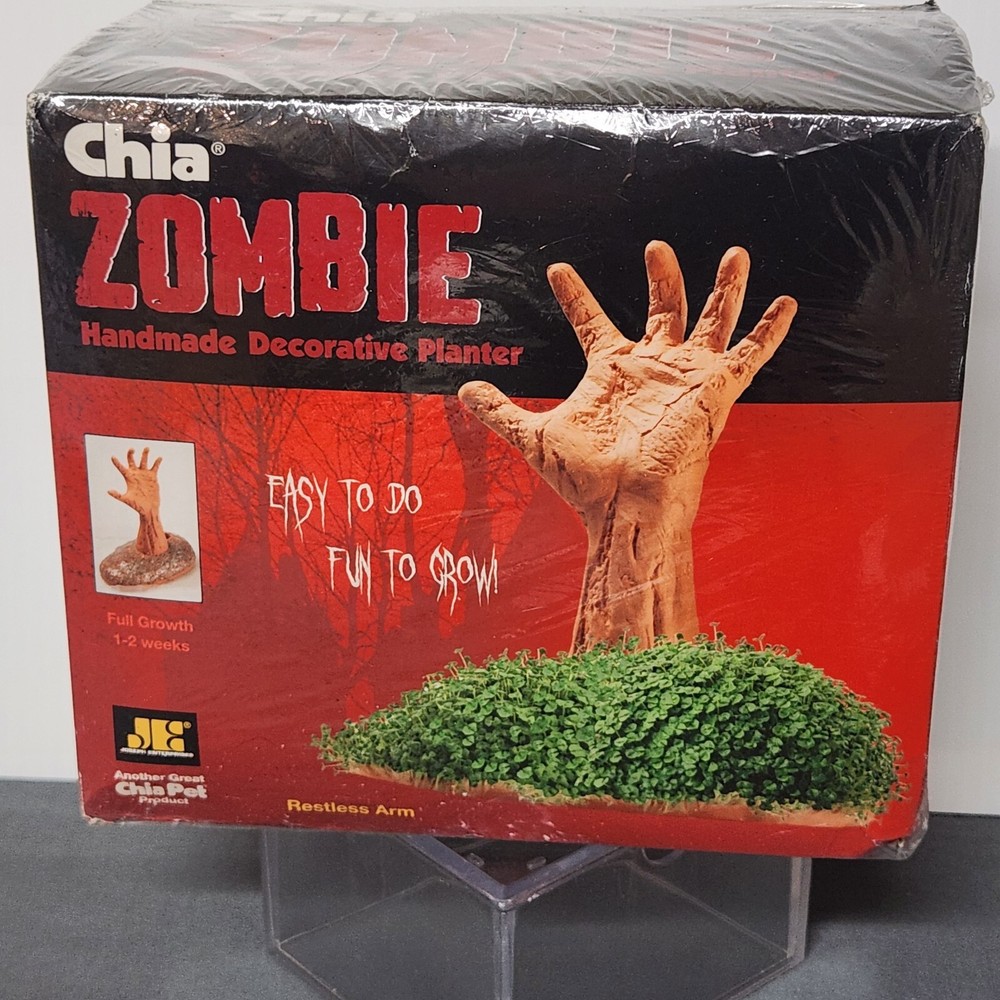 Chia Zombie HandmDe Decorative Restless Arm Planter