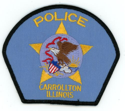 ILLINOIS IL CARROLLTON POLICE NICE SHOULDER PATCH SHERIFF