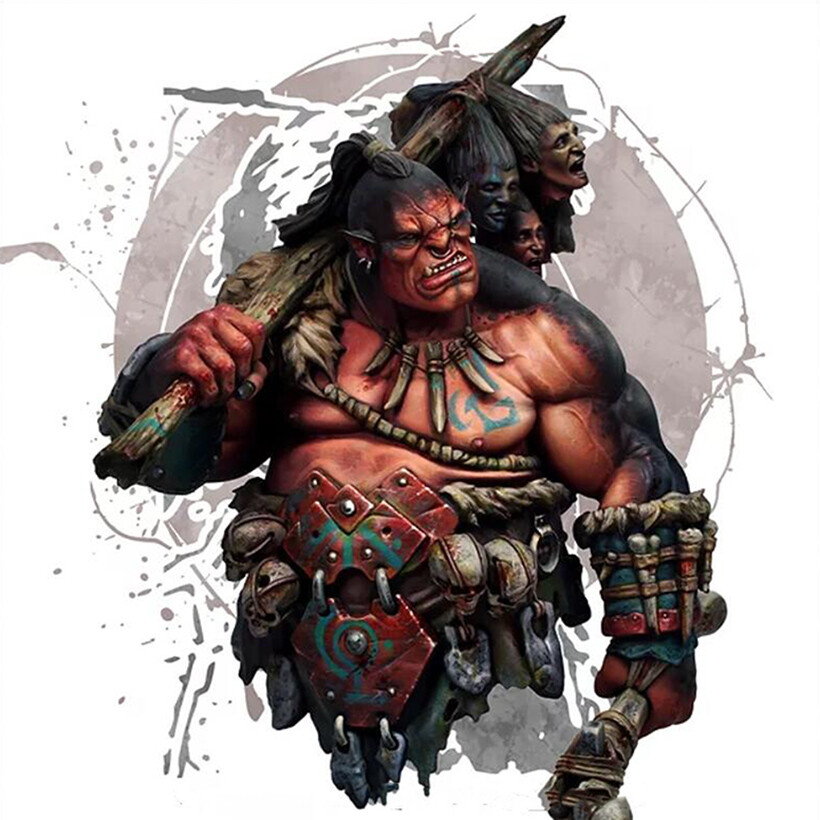1/10 Resin Orc Hunter Figure Bust Unassembled Unpainted 5113
