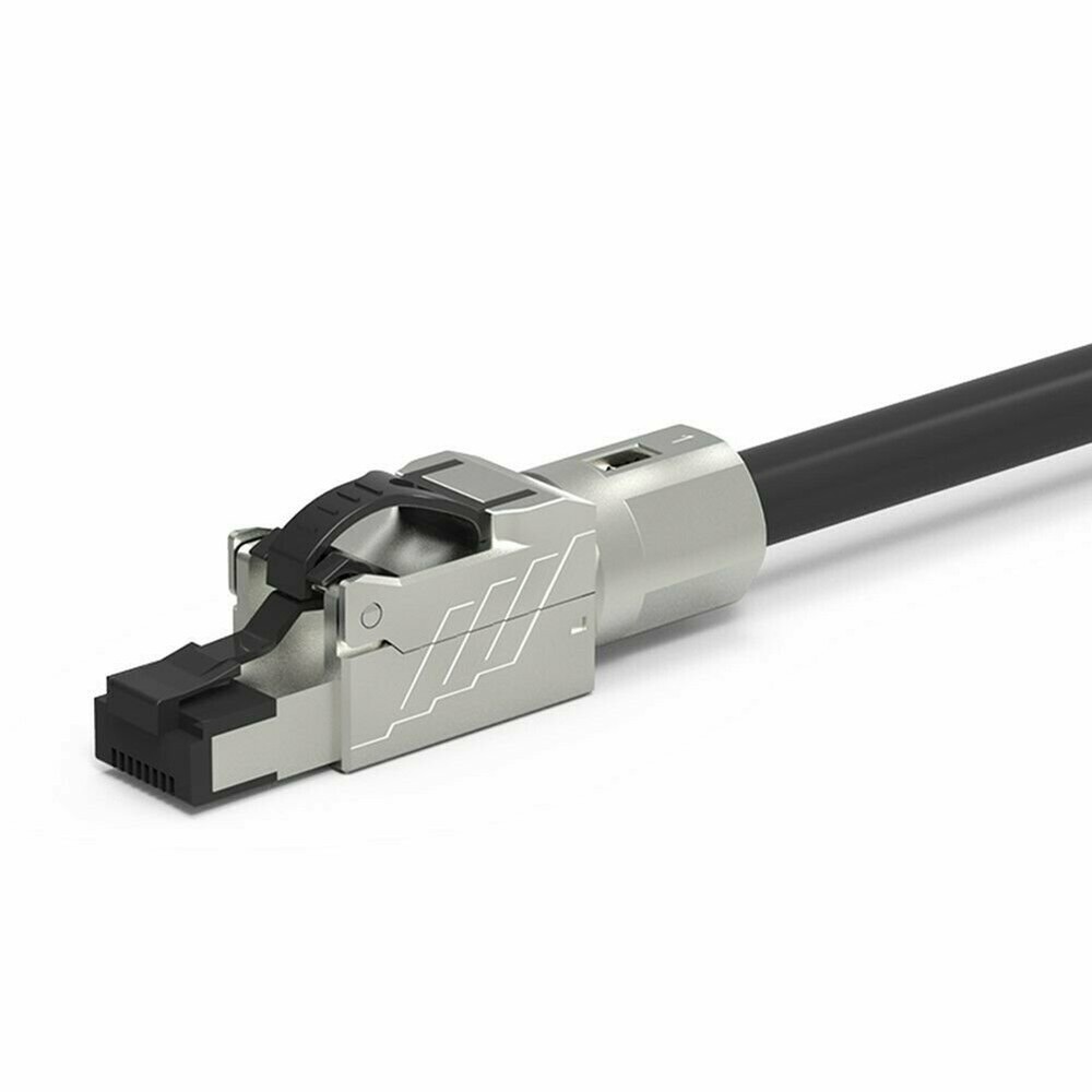 8 Pcs CAT8 Full Shielded RJ45 Network LAN Ethernet Plug Connector PackTool Less