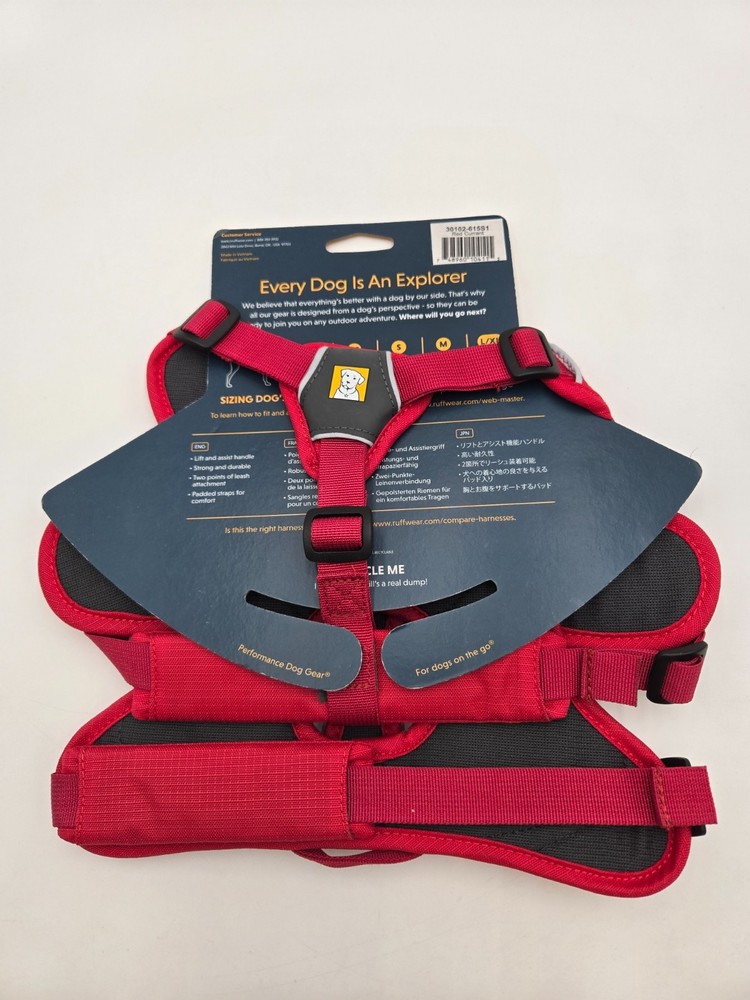 Ruffwear Web Master™ Dog Harness with Handle Red Currant