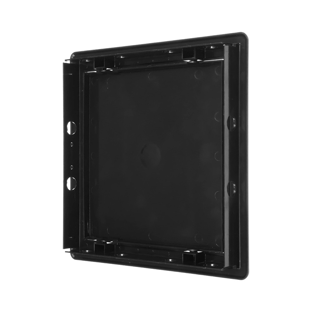 8" x 8" Black Plastic Access Panel. Service Shaft Door Panel. Plumbing, Elect...