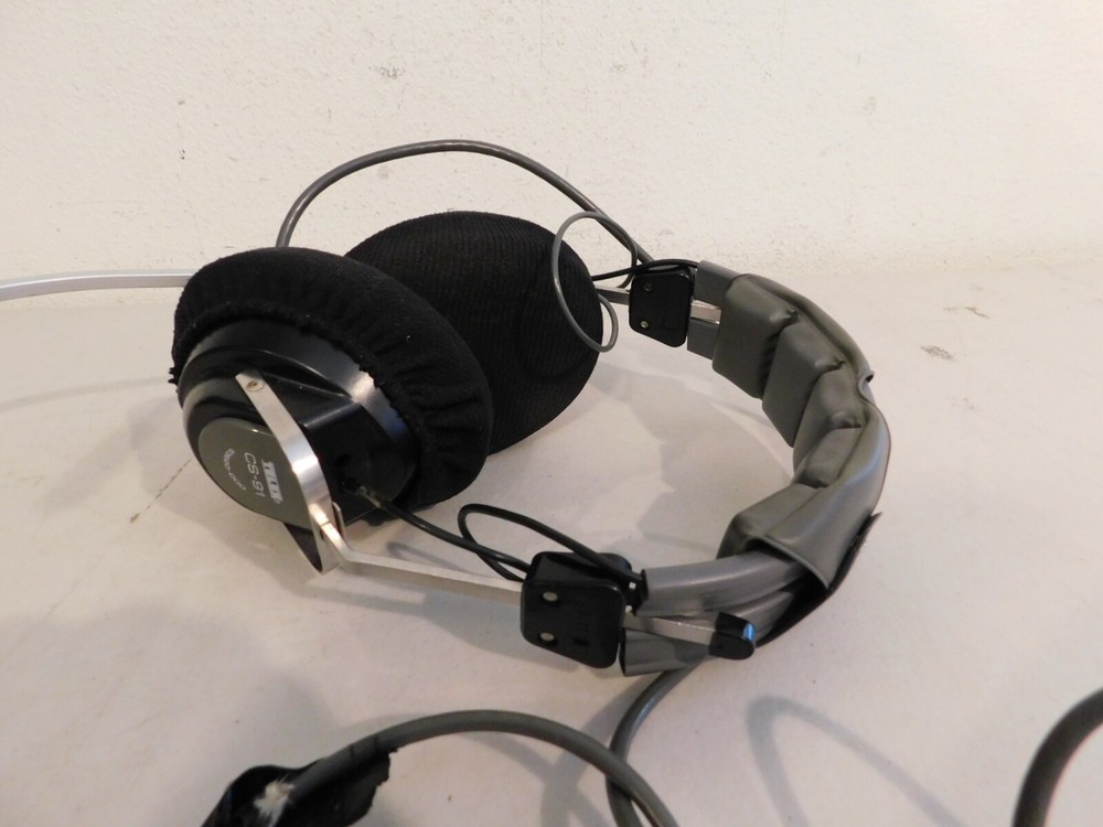 Telex CS-91 Professional Headset - Untested - Read Full Description