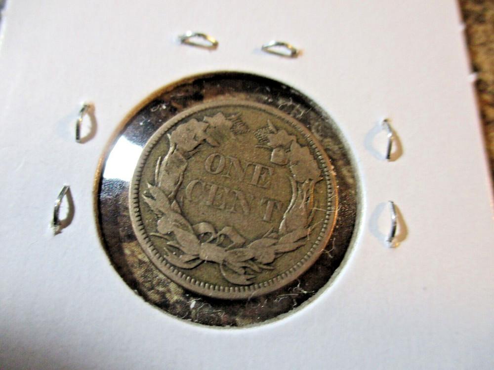 1857 FLYING EAGLE CENT FINE DDO AMERICA KKO