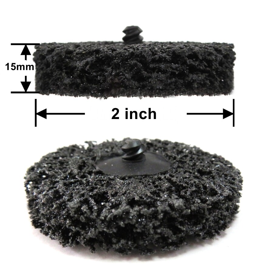 20PCS 2" Roll Lock Die Grinder Stripping Sanding Discs Paint Rust Removal Wheels