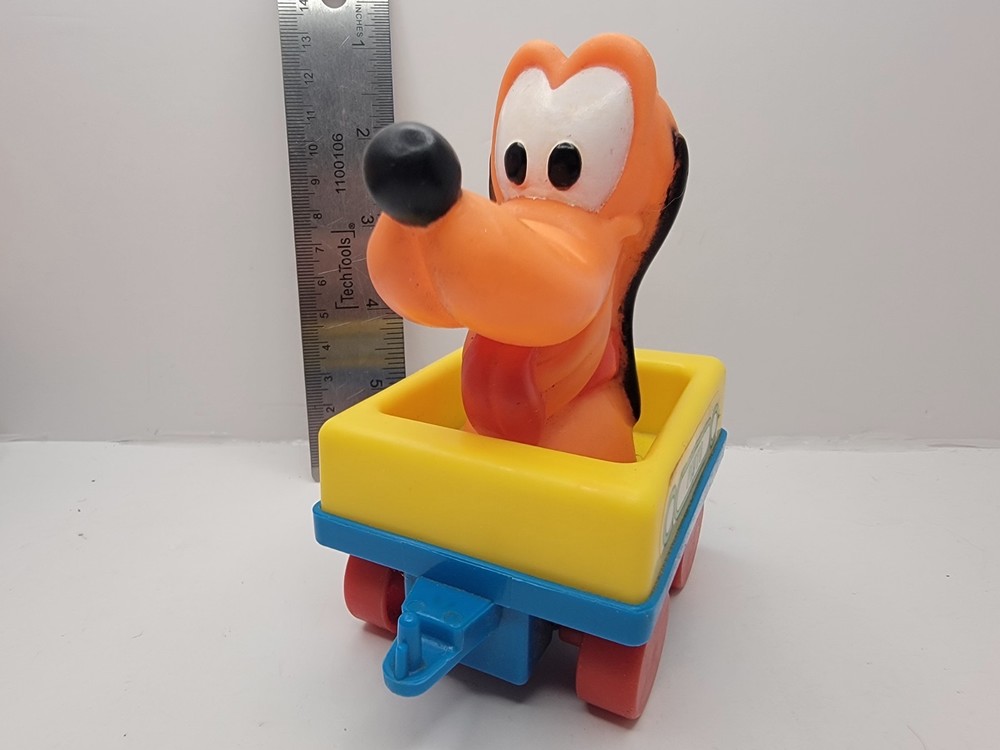 VINTAGE WALT DISNEY © 1987 TRAIN SET Piece PLUTO