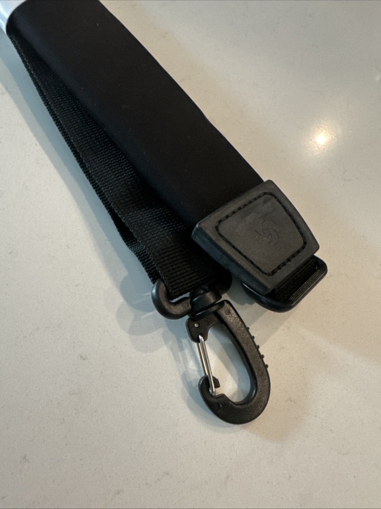 Samsonite Black Padded Shoulder Strap Replacement Adjustable New