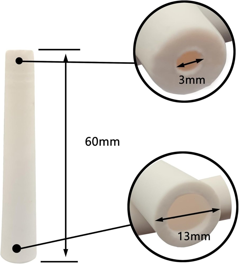 Ceramic Sandblasting Gun Assembly with 2pcs Replacement Tips