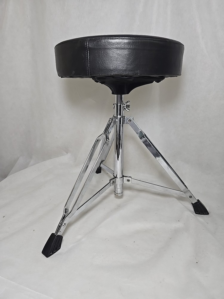 Drum Throne for Any Drum Set - Black Top Drum Stool