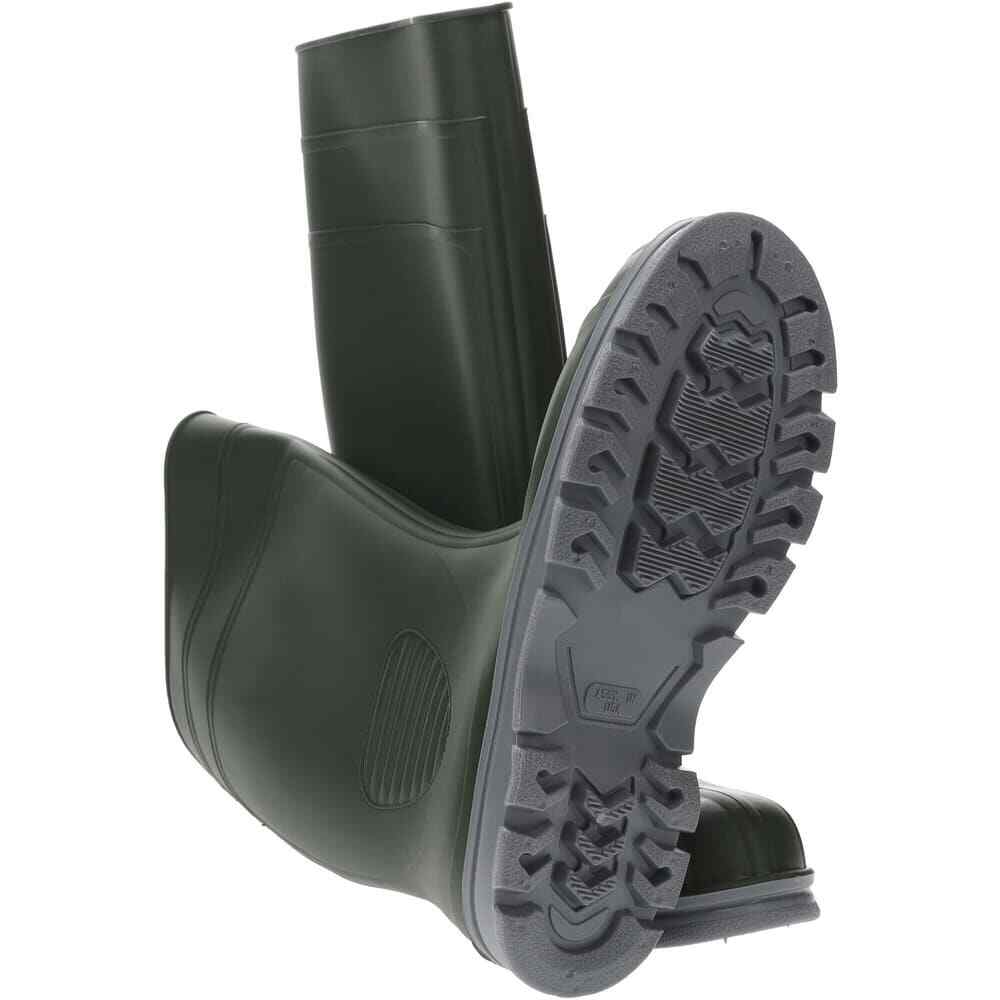 PRO-SAFE Unisex Size 11 Medium Width Steel Work Boot Green, PVC Blend Upper, ...
