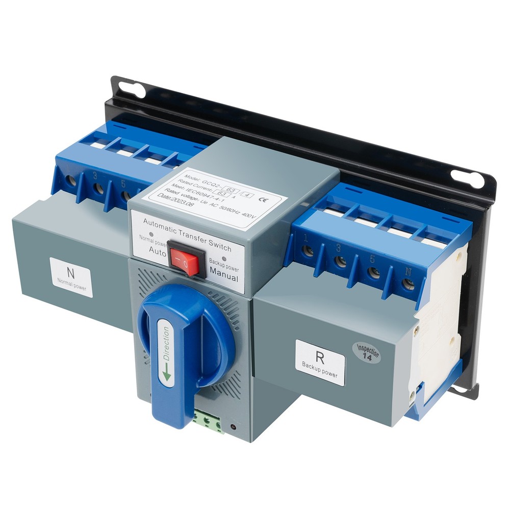 63A Dual Power Automatic Transfer Switch CB Level M6 Generator Transfer Switch