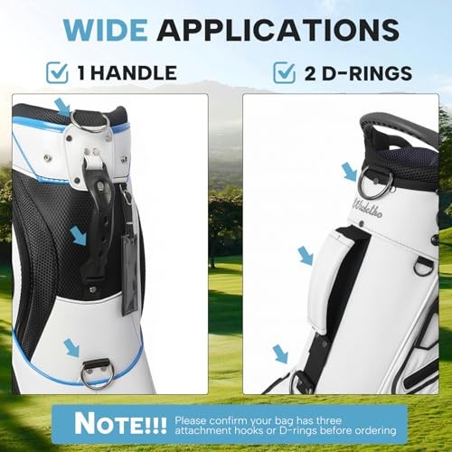 Golf Bag Shoulder Strap, Universal Golf Bag Strap Replacement Double Shoulder