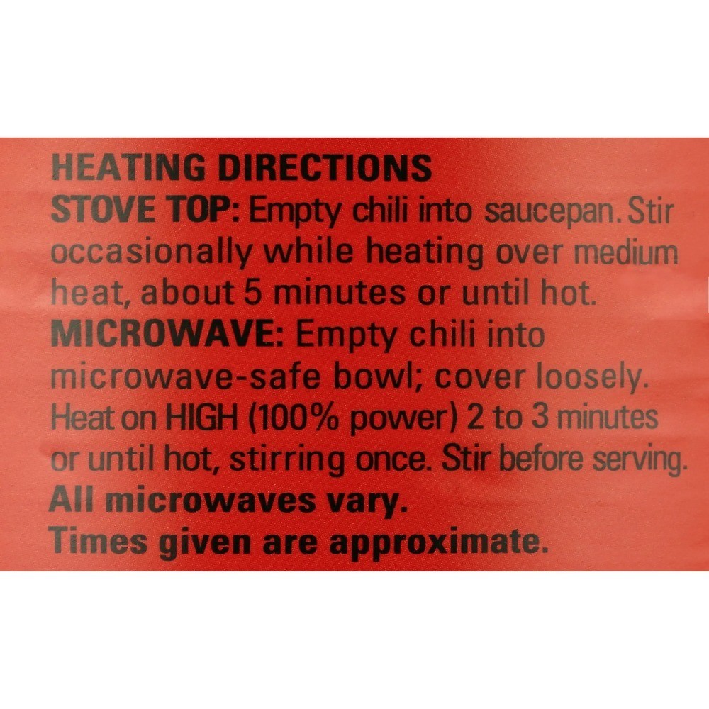 (4 pack) Steak 'N Shake Chili With Beans, 15 Oz