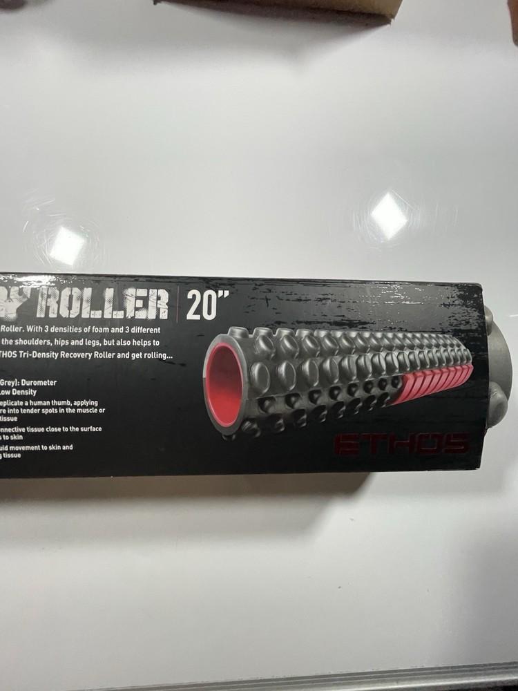 Ethos 20” Tri-Density Recovery Roller Multi Color Red Black