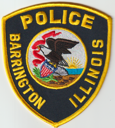 Barrington IL non shield shape patch shipped from Australia