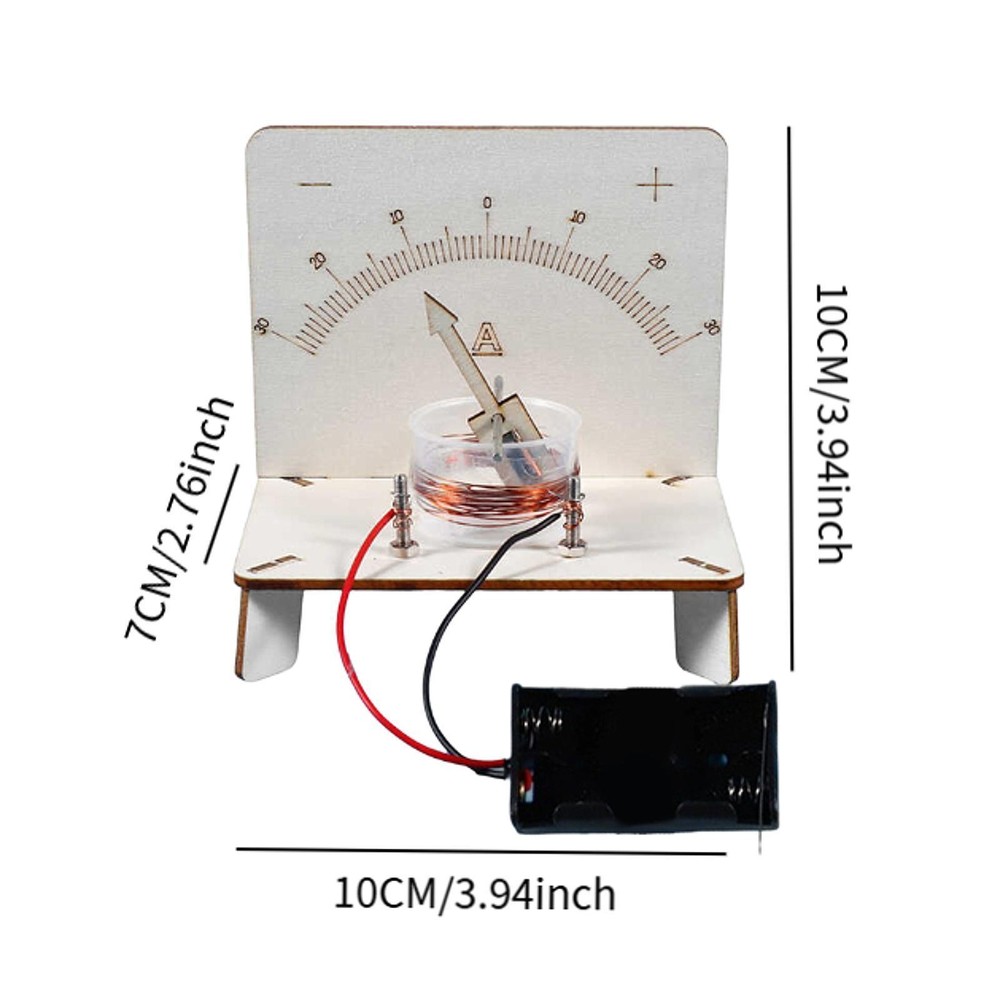 DIY Amperemeter Model Teaching Tool Experiment Set for Classroom Students