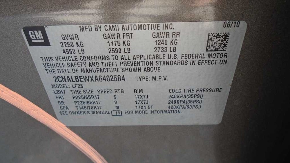 DISPLAY SCREEN DASH LOWER LS FITS 10-15 EQUINOX 590897