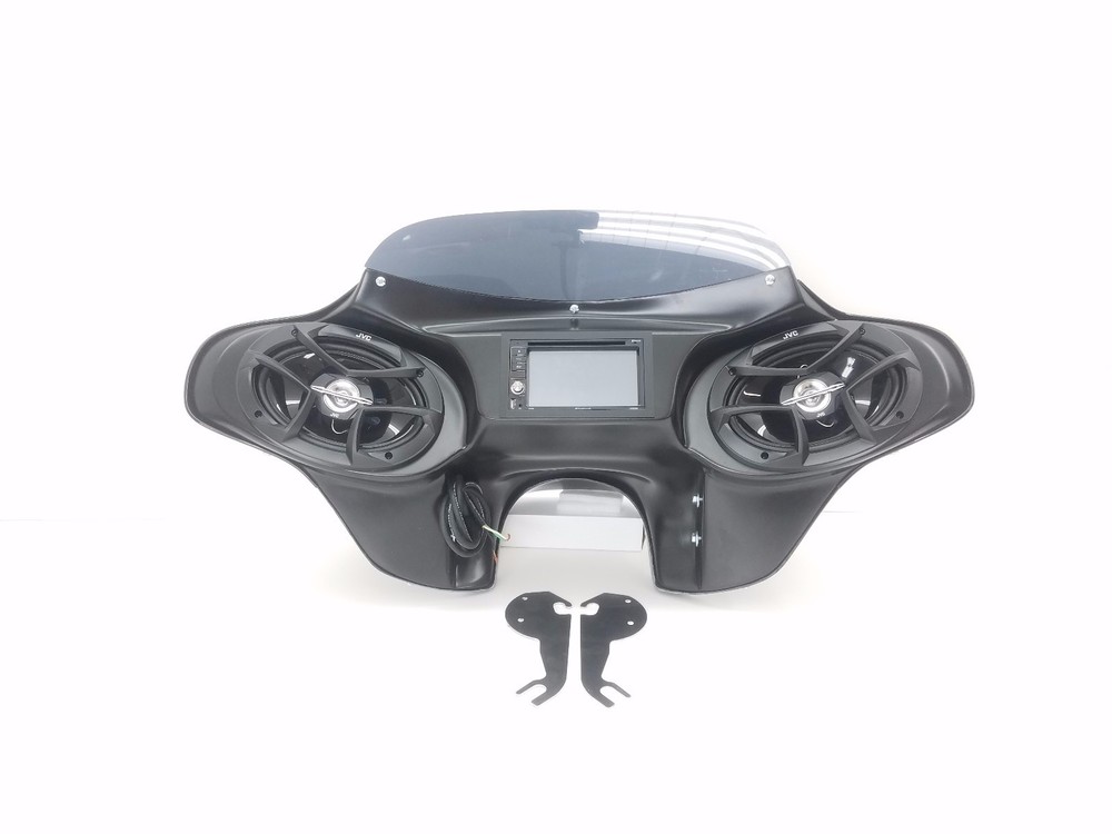 Double Din Fairing 6x9 Stereo complete Setup Harley Davidson Softail