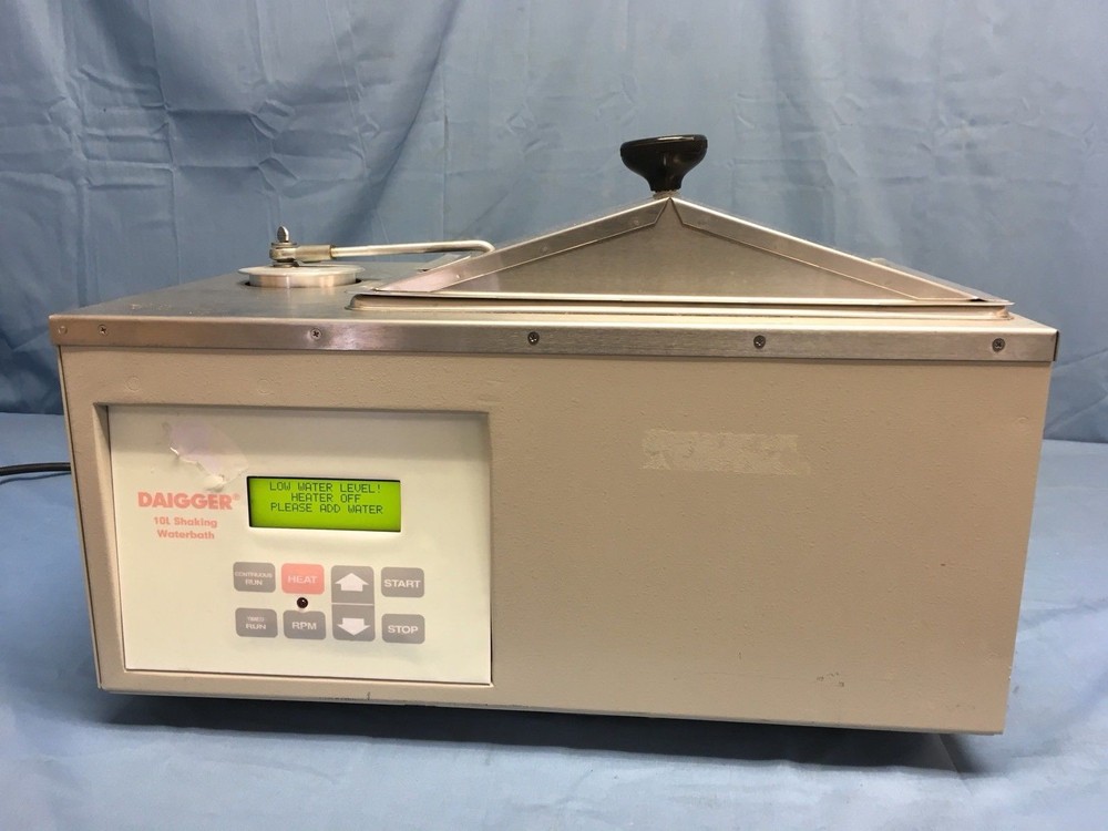 Daigger SHWB-10 LCD Digital 10-Liter Shaking Water Bath TESTED