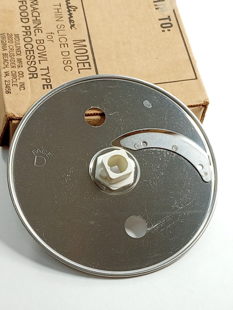 Moulinex La Machine Food Processor Replacement Thin Slice Disc Blade Model TN1