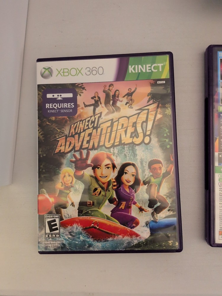 Microsoft Xbox 360 Kinect Sensor Bundle Lot of 4 Kinect Games + Sensor Tested